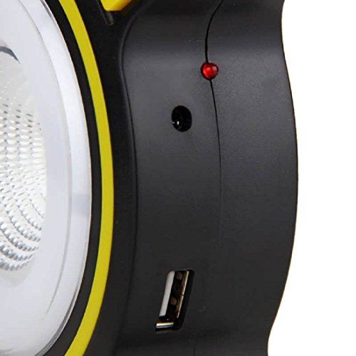COB Work Solar and USB Charging Emergency Light JY 819A Handheld Camping Torch Lamp with Solar Panel